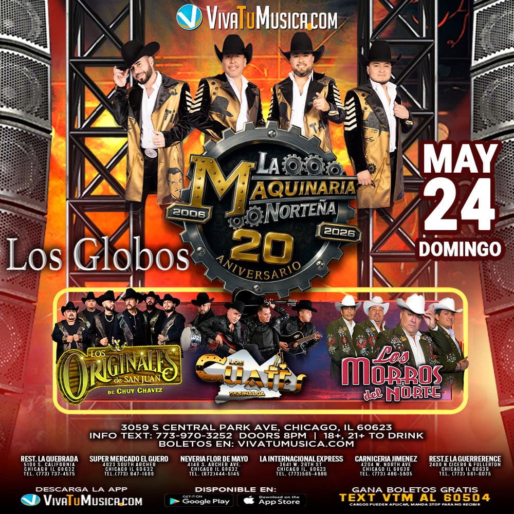 LA MAQUINARIA NORTENA @ GLOBOS