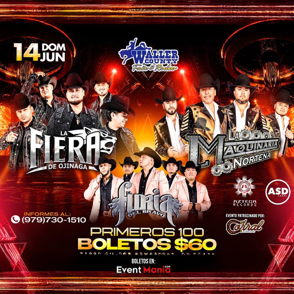 La Fiera de Ojinaga, La Maquinaria Norteña y mas