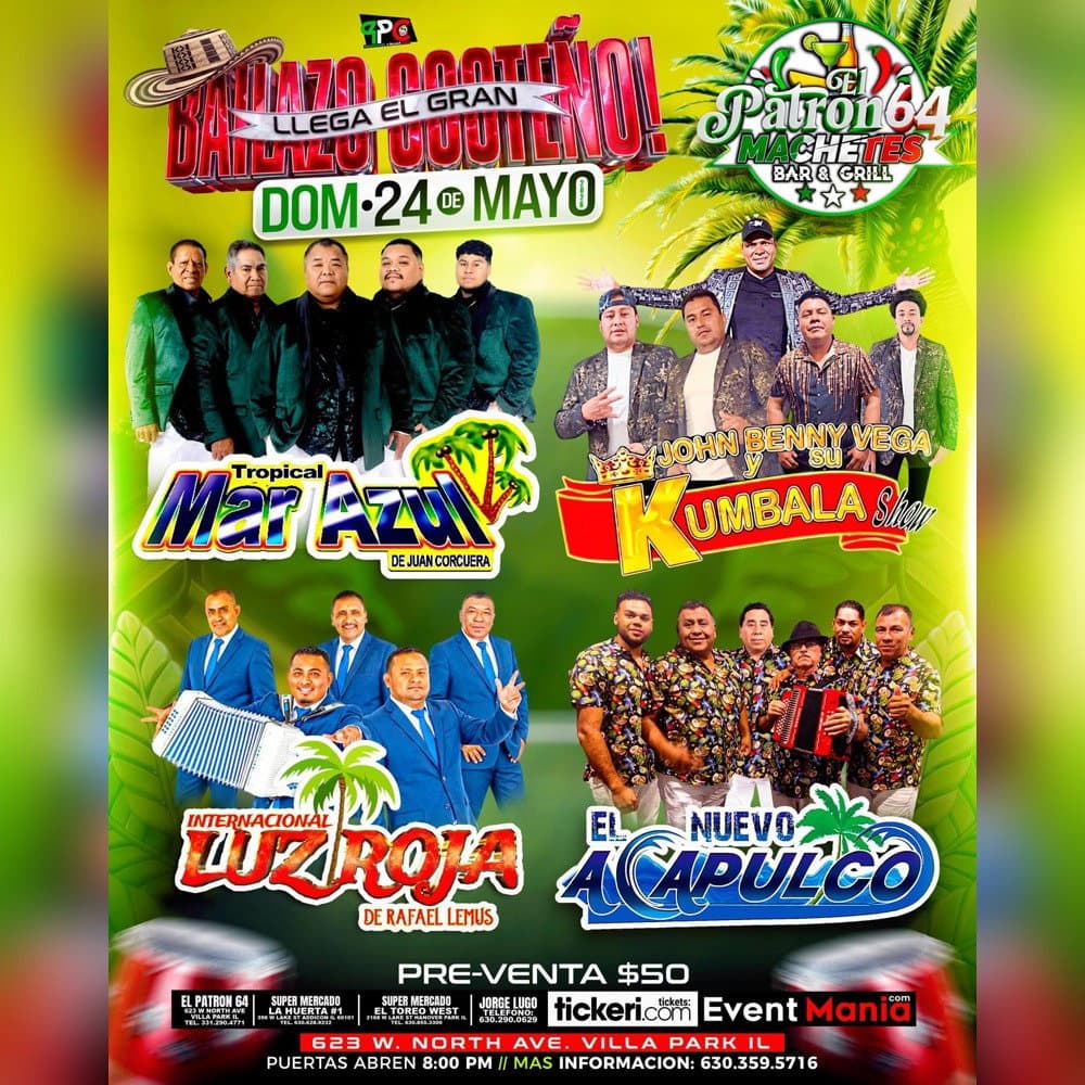 Tropical Mar Azul y mas @ El Patron 64